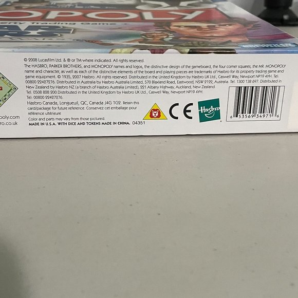 Star Wars The Clone Wars Monopoly Board Game 2008 Complete Parker Brothers - Picture 12 of 12